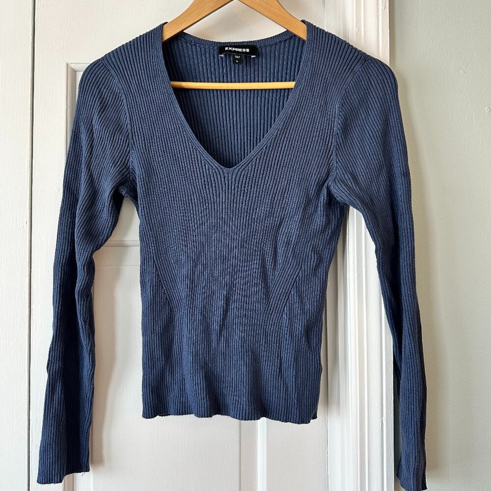 Womens Express Sweater Navy Medium